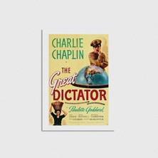 Domirus The Great Dictator (1940) Film Posteri Çerçevesiz Poster Duvar Dekorasyonu