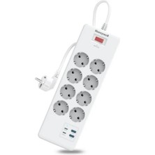 Özbience 8'li Akım Korumalı Priz, 2xtype-C ve 2xusb-A, Güç ve Güvenlik