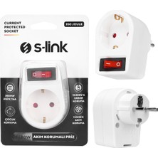 Özbience 16A 250V Akım Korumalı Anahtarlı Priz, Güvenli ve Dayanıklı