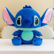 Techmarketi Mavi Stitch Peluş Oyuncak Birinci Kalite Ithal Kumaş Uyku Arkadaşı