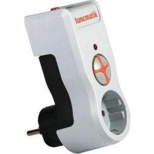 Özbience Güçlü ve Güvenli Tekli Akım Korumalı Priz, Şık Gri Renk