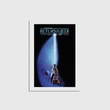 Domirus Star Wars Return Of The Jedi (1983) Film Posteri Çerçevesiz Poster Duvar Dekorasyonu