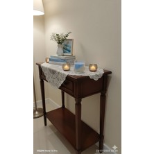 Deniz Kuzey Design Okyanus Ferahlığı Kokulu Çift Renkli Dekoratif Bardak Mum - Modern Mavi & Beyaz Tasarım (240GR)