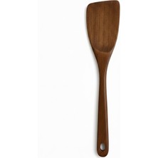 Dystopia 3 Parça Akasya Servis Takımı - Servis Kaşık Spatula Kepçe Seti Servis Seti