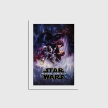 Domirus Star Wars: The Empire Strikes Back (1980) Film Posteri Çerçevesiz Poster Duvar Dekorasyonu