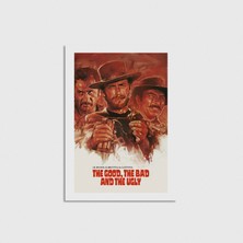 Domirus The Good, The Bad And The Ugly (1966) Film Posteri Çerçevesiz Poster Duvar Dekorasyonu