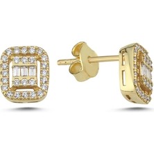 Koçak Sarı Altın Baget Küpe