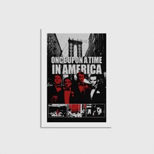 Domirus Once Upon A Time In America (1984) Film Posteri Çerçevesiz Poster Duvar Dekorasyonu