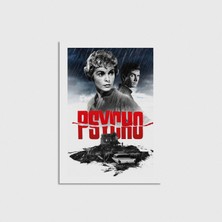 Domirus Psycho (1960) Film Posteri Çerçevesiz Poster Duvar Dekorasyonu