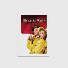 Domirus Singin' In The Rain (1952) Film Posteri Çerçevesiz Poster Duvar Dekorasyonu