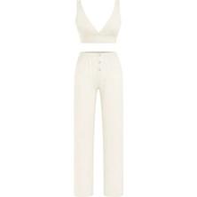 Aquella Ekru Büstiyer - Pantolon 2 Li Takım