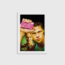 Domirus Fight Club (1999) Film Posteri Çerçevesiz Poster Duvar Dekorasyonu