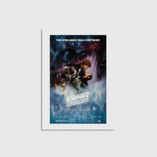 Domirus Star Wars: The Empire Strikes Back (1980) Film Posteri Çerçevesiz Poster Duvar Dekorasyonu