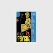 Domirus Psycho (1960) Film Posteri Çerçevesiz Poster Duvar Dekorasyonu