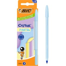 Bic Cristal Pastel Tükenmez Kalem 3'lü Kutu