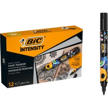 Bic Intensity Paint Marker 12'li Kutu Siyah