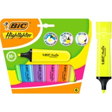 Bic Marking Flat Highlighter 6'lı Kutu