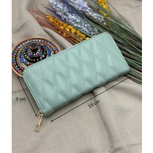 womancraft Kapitone Fermuarlı Kadın Cüzdan