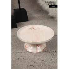 Vitale Pembe Seramik Dekoratif Kase AK.HZ0062