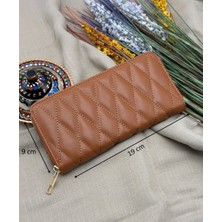 womancraft Kapitone Fermuarlı Kadın Cüzdan