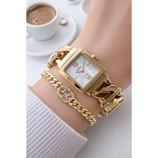 Essence Sedef Kadran 2 Yıl Garantili 3 Atm Suya Dayanıklı Kadın Kol Saat+Bileklik 1224.120