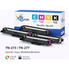 BRC06 Brother Uyumlu TN-277 Cmyk Takım Yüksek Kapasiteli Muadil Toner