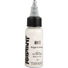 Radiant Colors White Beyaz Dövme Boyası 1oz - 30ml