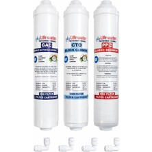 Lifewater 12'' Inline Kapsül Filtre Takımı