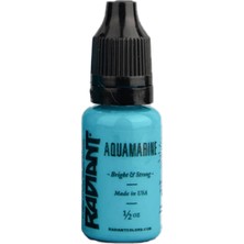Radiant Colors Aquamarine Mavi-Yeşil Dövme Boyası 0,5oz - 15ml