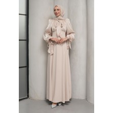 İmaj Butik Taş Balon Kol Taş Detaylı Abiye