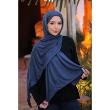 İmaj Butik Lacivert Cazz Scarf Penye Şal