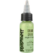 Radiant Colors Cream Green Pastel Yeşil Dövme Boyası 1oz - 30ml
