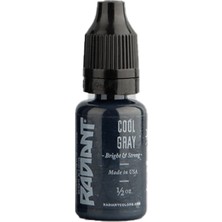 Radiant Colors Cool Gray Soğuk Gri Dövme Boyası 0,5oz - 15ml