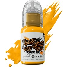 World Famous Tattoo Ink World Famous Ink Dubai Gold Sarı Dövme Boyası 1/2oz - 15ml