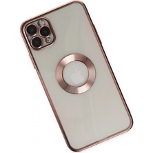 Marsilyan iPhone 11 Pro Kılıf Slot Silikon - Rose Gold