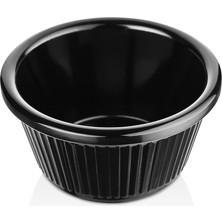 Külsan 13012.BL - Thermoset Ribbed 6'lı Sosluk Minimal Ø 8,4 cm - H. 4,4 Cm, Thermoset Melamin