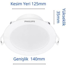 Philips Eridani DL190B 10W 125MM Delik Çapı 850 Lümen Spot
