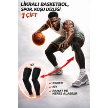 Gazelmanya Basketbol Dizliği Korumasız Spor Dizlik Koşu Dizliği Fitness Dizliği Spor Dizliği Antrenman Dizliği