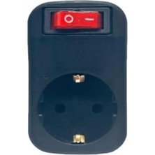 Özbience Akım Korumalı Siyah Anahtarlı Priz, Güvenli ve Şık Elektrik Çözümü