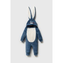 Mahfel Welsoft Lacivert Tavşan Modelli Bebek Astronot, Uyku Tulumu