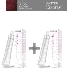 Master Colorist 2'li Tüp Boya 60 ml 7.65 Lal Kızılı