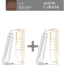 Master Colorist 2'li Tüp Boya 60 ml 7.7 Işıltılı Kahve
