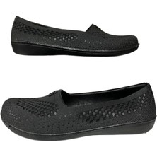 Emek Lastik Kadın Siyah Kaymaz Taban Iş Ayakkabısı