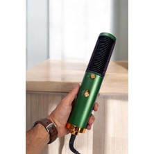 Özbience Saç Düzleştirici ve Fön Tarak, Taşınabilir, Üflemeli, Sıkı Dişli