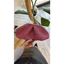 BeeYouStudio Pembe El Örgüsü Portföy Çanta