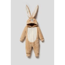 Mahfel Welsoft Krem Tavşan Modelli Bebek Astronot, Uyku Tulumu