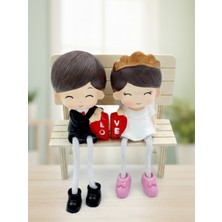 Dörtel Tedarik Bank Oturan 2'li Biblo Sevgili Hediyesi