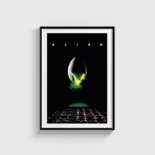 Domirus Alien (1979) Film Posteri Çerçeveli Tablo Ev Oda Duvar Dekorasyonu