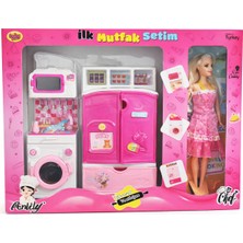 Toyska Anlily Ilk Mutfak Setim – Bebekli Oyuncak Mutfak Seti