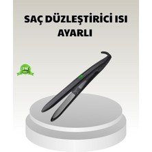 Özbience Dijital Isı Ayarlı Seyahat Saç Düzleştirici, Titanyum Plaka, Pratik Kullanım